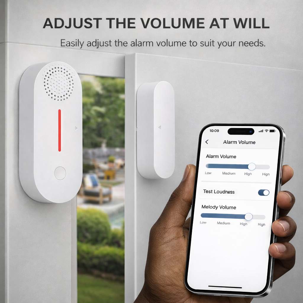 GlowDefend Instant Alert Door Sensor