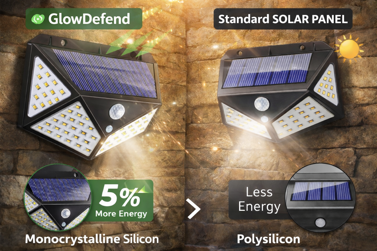 GlowDefend Solar Motion Security Light