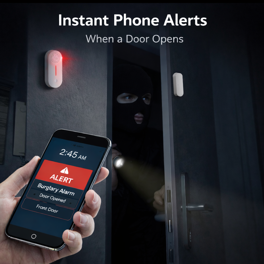 GlowDefend Instant Alert Door Sensor